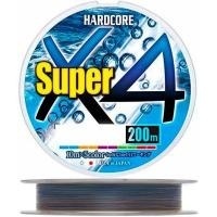 Плетеный шнур Duel PE Hardcore Super X4 200м 5Color