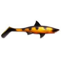 Силиконовая приманка KanalGratis Shark Shad #Black Okoboji Perch