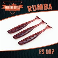 Fishing Style Rumba 5.5" 140 мм цв.107 Cola 4шт