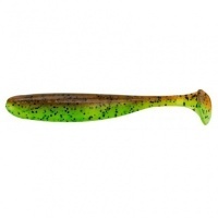 Силиконовая приманка Keitech Easy Shiner 4" #401 Green Pumpkin / Chartreuse