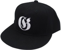 Кепка с прямым козырьком Gan Craft Old English Snapback Cap #01-Black/White Logo