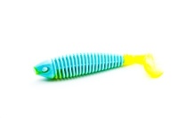Силиконовая приманка Boroda Baits Shemaya 160 mm цв. ГОЛУБОЙ/ЛИМОН