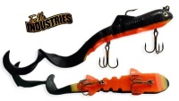 Силиконовая приманка Tackle Industries MAG SUPER D Swimbait for MUSKIE 8oz/18inch- 45cm/226g MSD-11 Black Perch