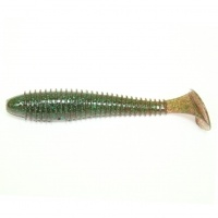 Приманка силиконовая Keitech Swing Impact FAT 3.8" #302 Plum Green FLK.